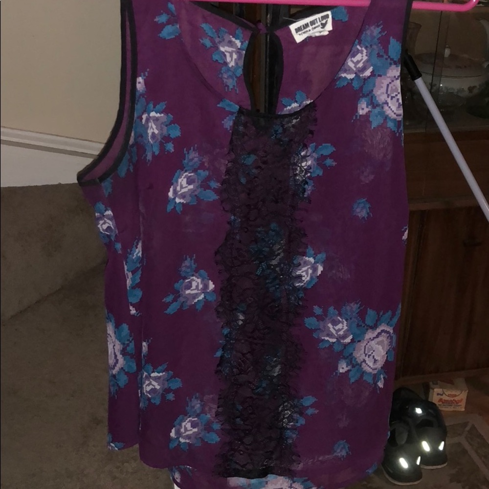 purple tank by selena gomez brand!!